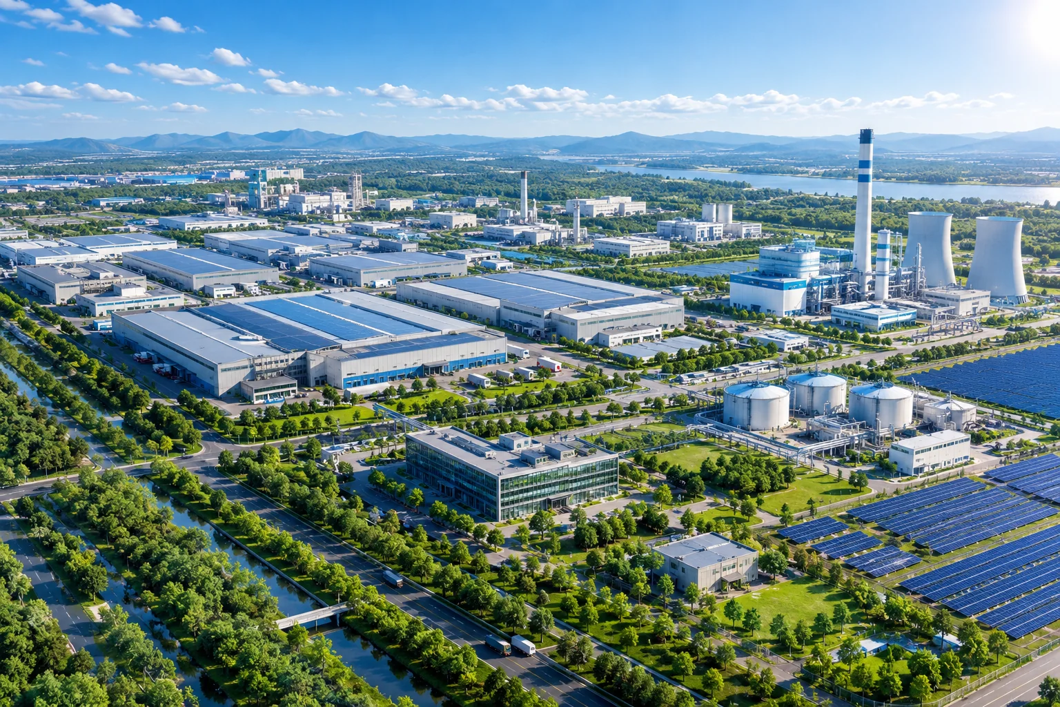 大型园区与工业基地的零碳基荷